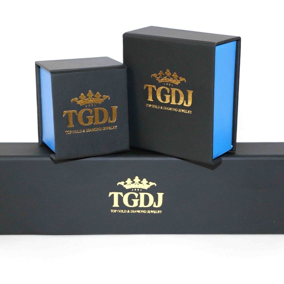 14K White Gold  5mm Princess CZ Solitaire Pendant - Picture 4 of 4